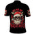 Skull Santa Claus Polo Shirt Ho Ho Ho Madafakas - Wonder Print Shop