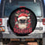 Skull Santa Claus Spare Tire Cover Ho Ho Ho Madafakas - Wonder Print Shop