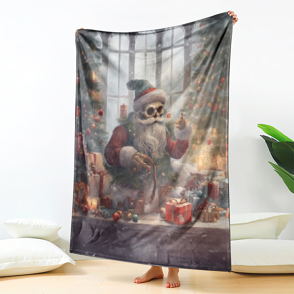 skeleton-santa-claus-blanket-repair-for-christmas-santa-claus