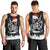 Skeleton Santa Claus Men Tank Top Scary Skeleton Santa Claus Coming - Wonder Print Shop