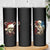 Skeleton Santa Claus Skinny Tumbler Santa Claus Is Coming To Town