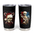 Skeleton Santa Claus Tumbler Cup Santa Claus Is Coming To Town