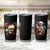 Skeleton Santa Claus Tumbler Cup Santa Claus Is Coming To Town