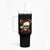 Skeleton Santa Claus Tumbler With Handle Santa Claus Is Coming To Town