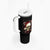 Skeleton Santa Claus Tumbler With Handle Santa Claus Is Coming To Town