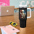 Skeleton Santa Claus Tumbler With Handle Santa Claus Is Coming To Town