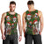 Skeleton Santa Claus Men Tank Top Multi Skeleton Santa Pattern Ugly Christmas - Wonder Print Shop