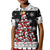 Skull Santa Kid Polo Shirt Tree Skull Santa Ugly Christmas - Wonder Print Shop