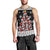 Skull Santa Men Tank Top Tree Skull Santa Ugly Christmas - Wonder Print Shop