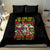 Sugar Skull Santa Bedding Set The Good Girl In Me Got Tired So Bitch In Me Came Out - Wonder Print Shop