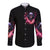 Rose Skull Long Sleeve Button Shirt Next Time My Name Comes Out Of Your Mouth Choke On iT Bitch - Wonder Print Shop