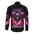 Rose Skull Long Sleeve Button Shirt Next Time My Name Comes Out Of Your Mouth Choke On iT Bitch - Wonder Print Shop