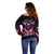 Rose Skull Off Shoulder Sweater Next Time My Name Comes Out Of Your Mouth Choke On iT Bitch - Wonder Print Shop