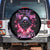 Rose Skull Spare Tire Cover Next Time My Name Comes Out Of Your Mouth Choke On iT Bitch - Wonder Print Shop