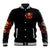 Fire Skull Baseball Jacket My Demon Hide Inside My Head - Wonder Print Shop