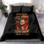 Fire Skull Bedding Set My Demon Hide Inside My Head - Wonder Print Shop