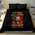 Fire Skull Bedding Set My Demon Hide Inside My Head - Wonder Print Shop