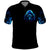 Blue Flame Skull Polo Shirt Blood Make You Related - Wonder Print Shop