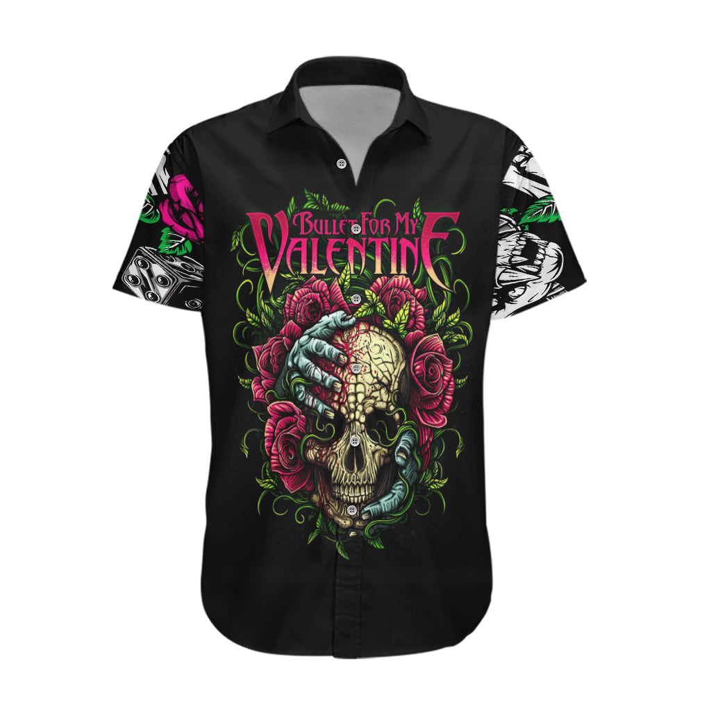 Viper Skull Hawaiian Shirt Bullet For My Valentine - Wonder Print Shop