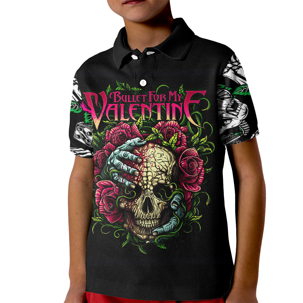 Viper Skull Kid Polo Shirt Bullet For My Valentine - Wonder Print Shop