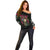 Viper Skull Off Shoulder Sweater Bullet For My Valentine - Wonder Print Shop