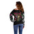 Viper Skull Off Shoulder Sweater Bullet For My Valentine - Wonder Print Shop