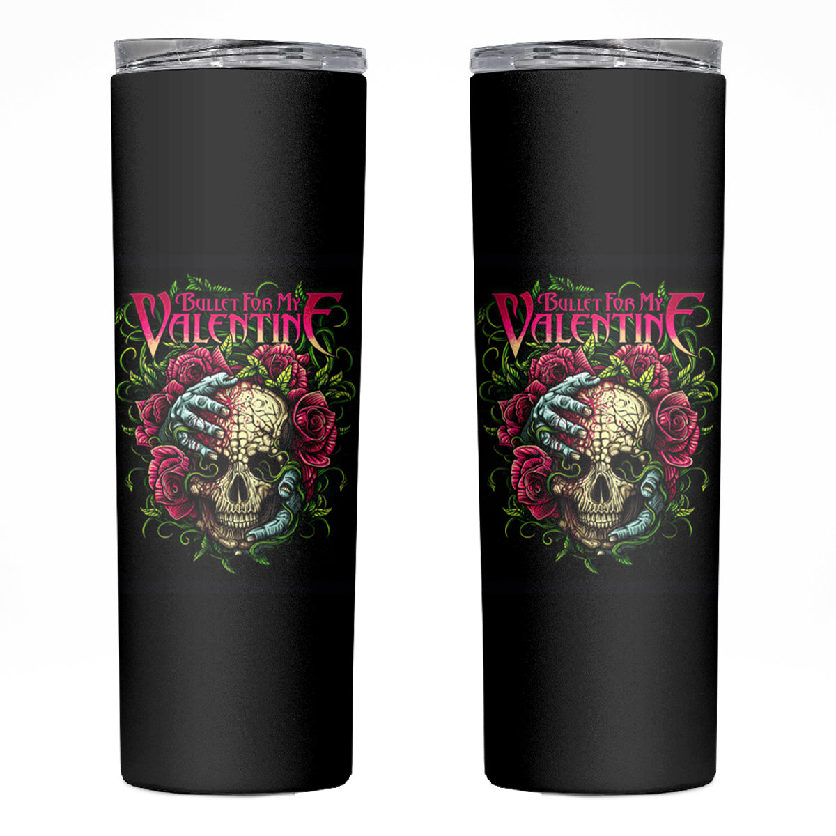 Viper Skull Skinny Tumbler Bullet For My Valentine