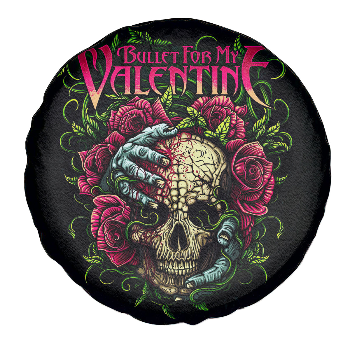 Viper Skull Spare Tire Cover Bullet For My Valentine - Wonder Print Shop