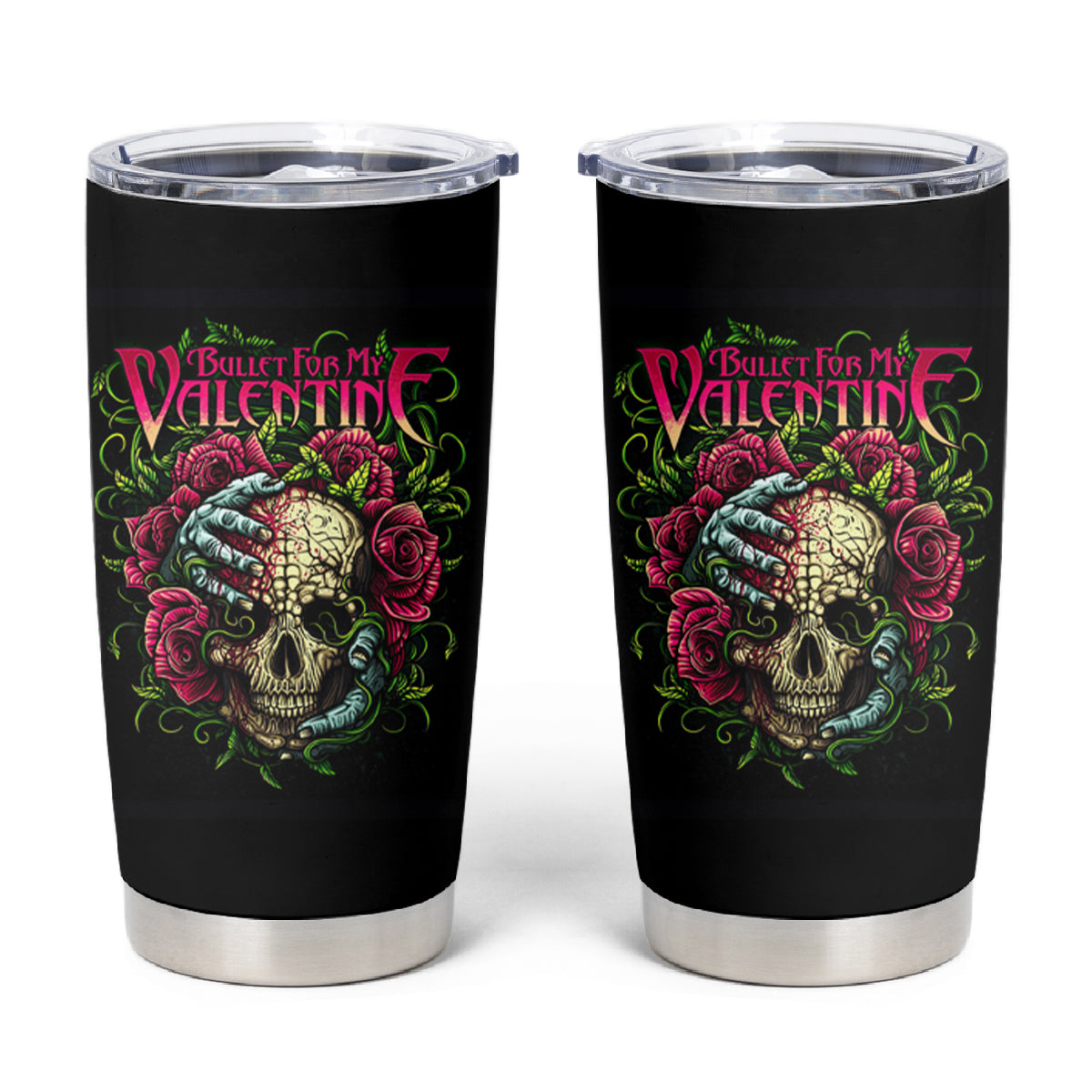 Viper Skull Tumbler Cup Bullet For My Valentine