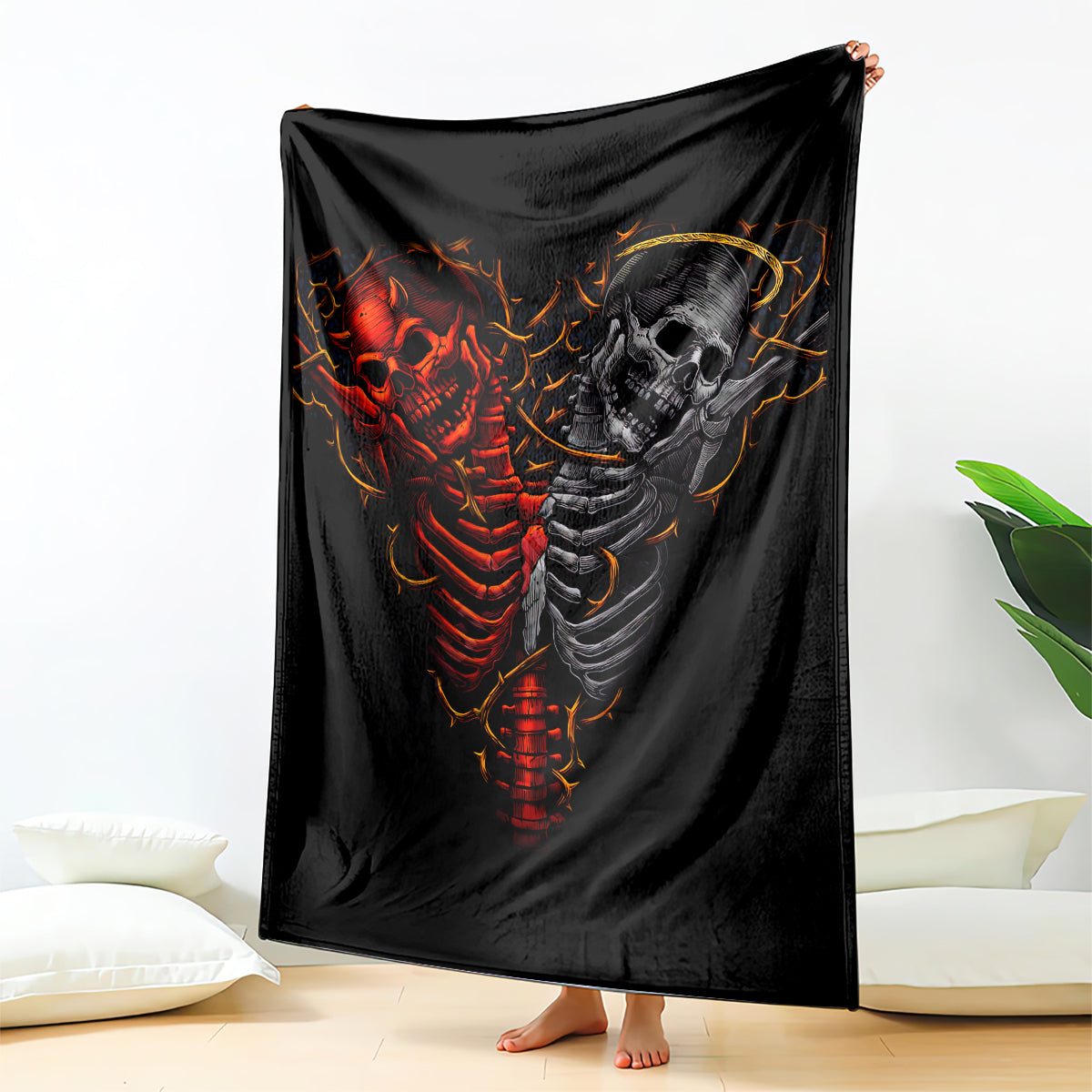 skull-blanket-devil-and-angel-twin-skull