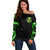 Skull Off Shoulder Sweater Don't Try To Figured Me Out - Wonder Print Shop