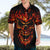 Flame Skull Hawaiian Shirt SKull Face Inside Me - Wonder Print Shop