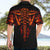 Flame Skull Hawaiian Shirt SKull Face Inside Me - Wonder Print Shop