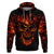 Flame Skull Hoodie SKull Face Inside Me - Wonder Print Shop