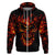 Flame Skull Hoodie SKull Face Inside Me - Wonder Print Shop