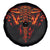 Flame Skull Spare Tire Cover SKull Face Inside Me - Wonder Print Shop