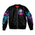 Skull Bomber Jacket Hello Darkness My Old Friend Pinky - Wonder Print Shop