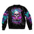 Skull Bomber Jacket Hello Darkness My Old Friend Pinky - Wonder Print Shop