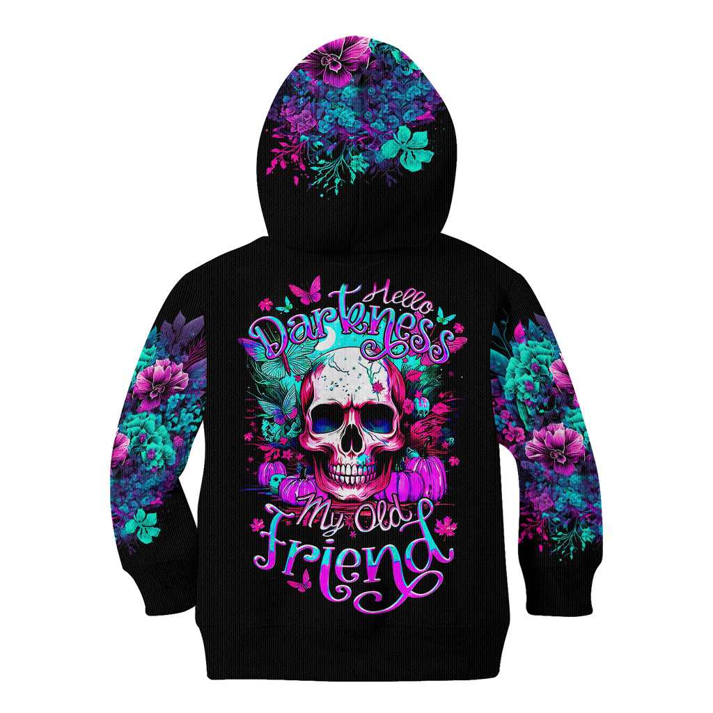 Skull Kid Hoodie Hello Darkness My Old Friend Pinky - Wonder Print Shop