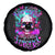 Skull Spare Tire Cover Hello Darkness My Old Friend Pinky - Wonder Print Shop