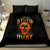 Flame Skull Bedding Set I Can Fix Stupid But That Hurt - Wonder Print Shop