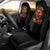 Flame Skull Car Seat Cover I Can Fix Stupid But That Hurt - Wonder Print Shop