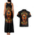 Flame Skull Couples Matching Tank Maxi Dress and Hawaiian Shirt I Can Fix Stupid But That Hurt - Wonder Print Shop