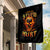 Flame Skull Garden Flag I Can Fix Stupid But That Hurt - Wonder Print Shop