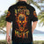 Flame Skull Hawaiian Shirt I Can Fix Stupid But That Hurt - Wonder Print Shop