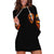 Flame Skull Hoodie Dress I Can Fix Stupid But That Hurt - Wonder Print Shop