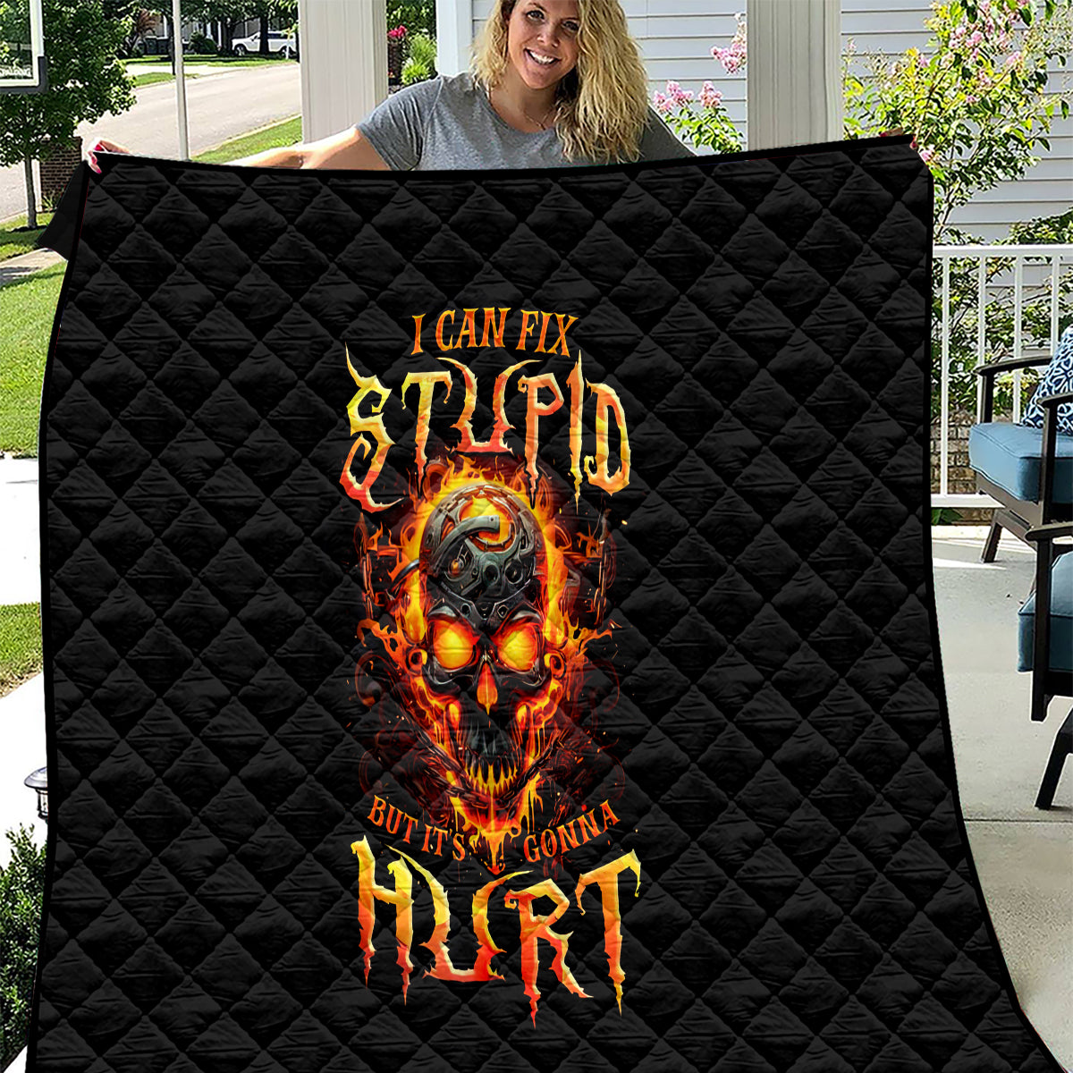 flame-skull-quilt-i-can-fix-stupid-but-that-hurt