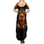 Flame Skull Summer Maxi Dress I Can Fix Stupid But That Hurt - Wonder Print Shop