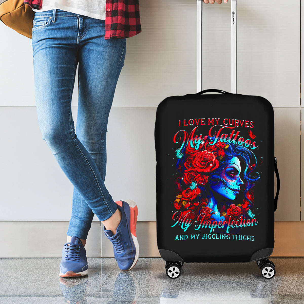 skull-rose-luggage-cover-i-love-my-curve-my-tattoo-my-imperfection