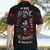 Blood Skull Hawaiian Shirt I Never Alone My Demon With Me 24/7 - Wonder Print Shop